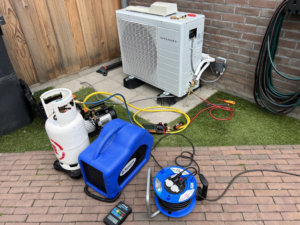 Na het aansluiten van uw airco wordt deze inbedrijf gesteld